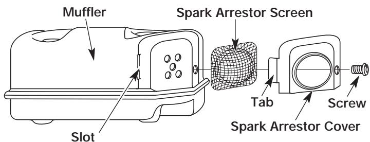 MTD YM26BC - SPARK ARRESTOR MAINTENANCE - 1