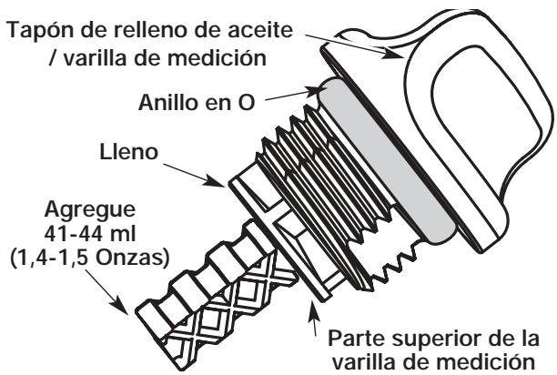 MTD YM26BC - INSPECCION DEL NIVEL DE ACEITE - 2