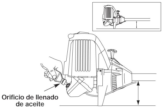 MTD YM26CO - CARGA DE ACEITE EN EL CARTER DEL CIGUENAL: USO INICIAL - 3
