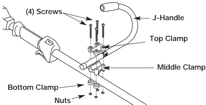 MTD YM26CO - Install and Adjust the J-handle - 1
