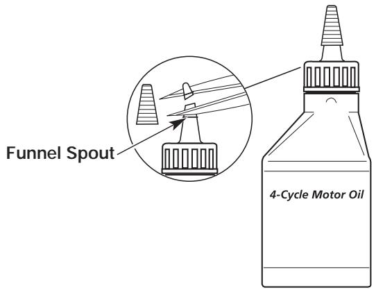 MTD YM26CO - Adding Oil to Crankcase: Initial Use - 1
