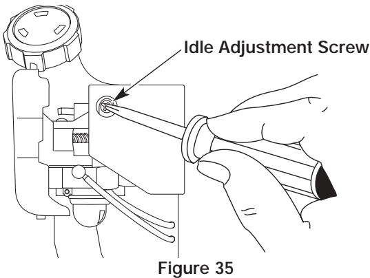 MTD YM26CO - Adjust Idle Speed - 3