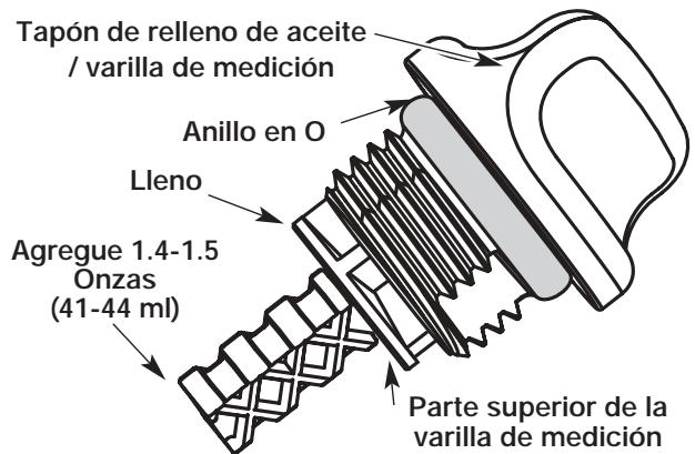 MTD YM26CO - INSPECCION DEL NIVEL DE ACEITE - 2