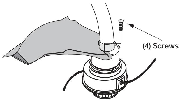 MTD YM26CO - Installing the Cutting Attachment Shield - 4