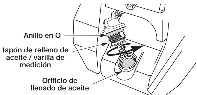 MTD YM26CO - INSPECCION DEL NIVEL DE ACEITE - 3