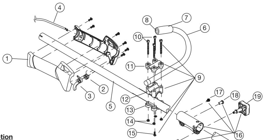 MTD YM26CS - Item Part No. Description - 1