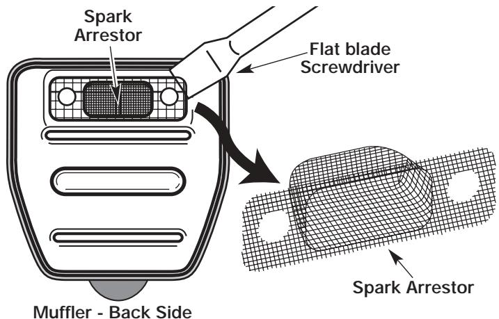 MTD YM300 - Spark Arrestor Maintenance - 4