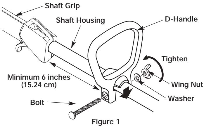 MTD YM400 - Install and Adjust the D-handle - 1