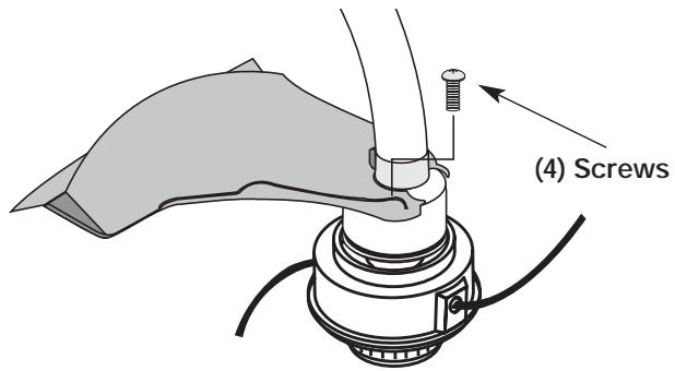 MTD YM400 - Installing the Cutting Attachment Shield - 4