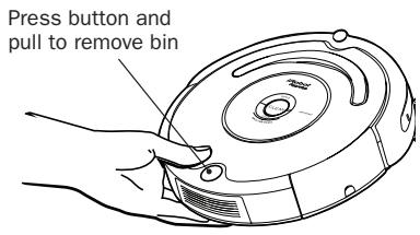 IROBOT ROOMBA 580 - Remove and empty Roomba's bin - 1