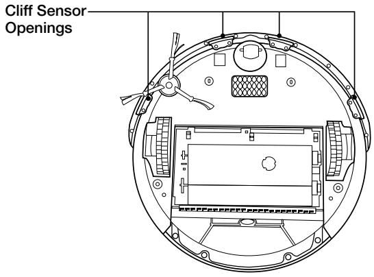IROBOT ROOMBA 500 - Clean Roomba's cliff sensors - 1