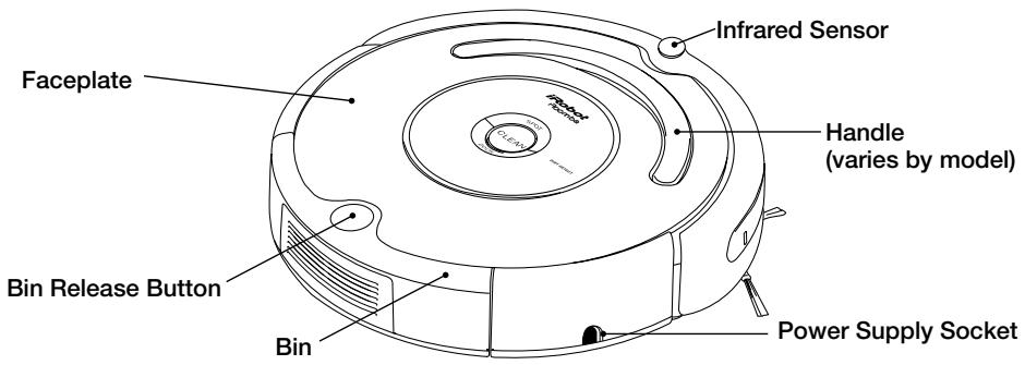 IROBOT ROOMBA 500 - iRobot Roomba Anatomy - 1