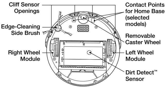 IROBOT ROOMBA 500 - Bottom View - 1