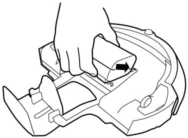 IROBOT SCOOBA 390 - Install the battery - 1