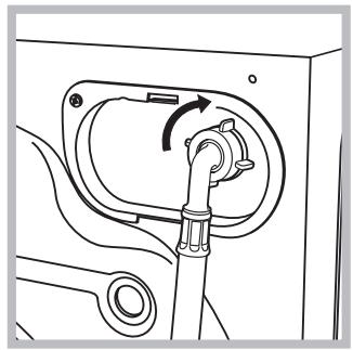 HOTPOINT-ARISTON AML 125 - Raccordement du tuyau d'arrivée de l'eau - 2