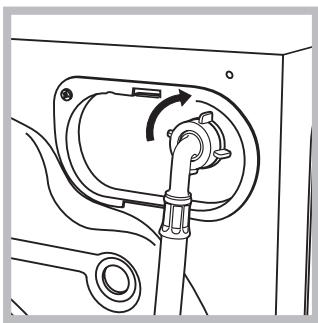 HOTPOINT-ARISTON AML 125 - Ligação do tubo de alimentação da água - 2