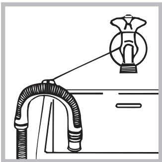 HOTPOINT-ARISTON AML 125 - Raccordement du tuyau de vidange - 2
