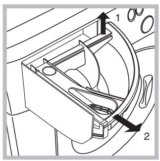 HOTPOINT-ARISTON AML 125 - Cleaning the detergent dispenser - 1