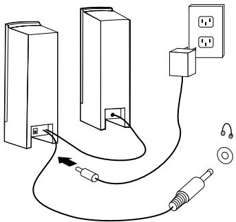 LENOVO IDEACENTRE B300 - If you have powered speakers with an adapter: - 1