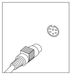 LENOVO IDEACENTRE B310 - Connect the keyboard cable to the appropriate keyboard connector (PS2 connector or USB connector). - 1