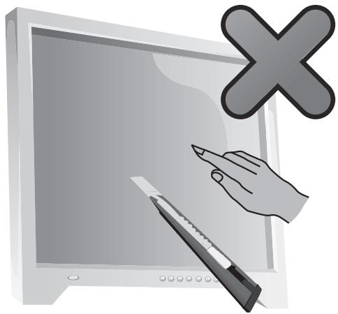 LENOVO IDEACENTRE B310 - Attentions when using the Touch Screen - 1