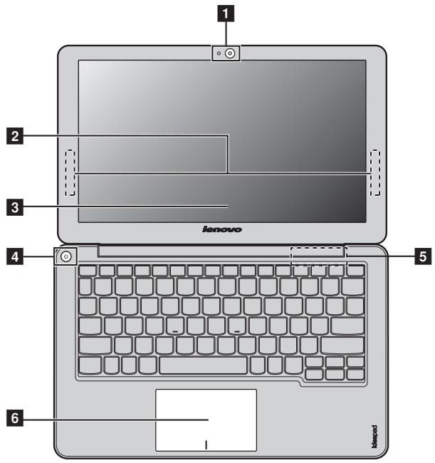 LENOVO IDEAPAD S200 - Ovanifrån - 1