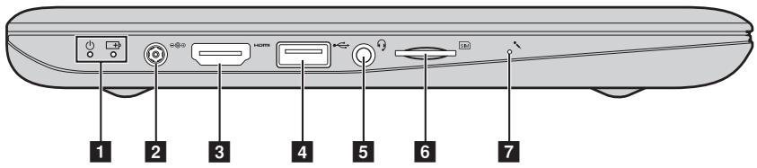 LENOVO IDEAPAD S206 - Vänster sida - 1