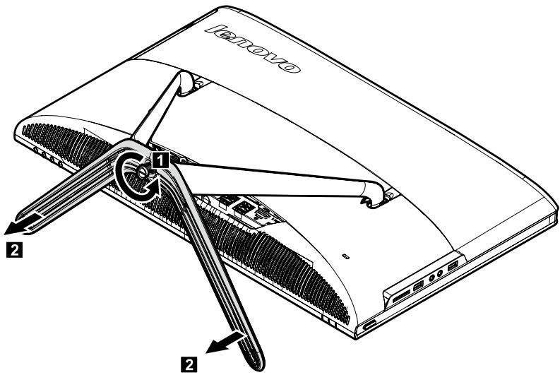 LENOVO C540 57320527 - Removing the stand base - 3