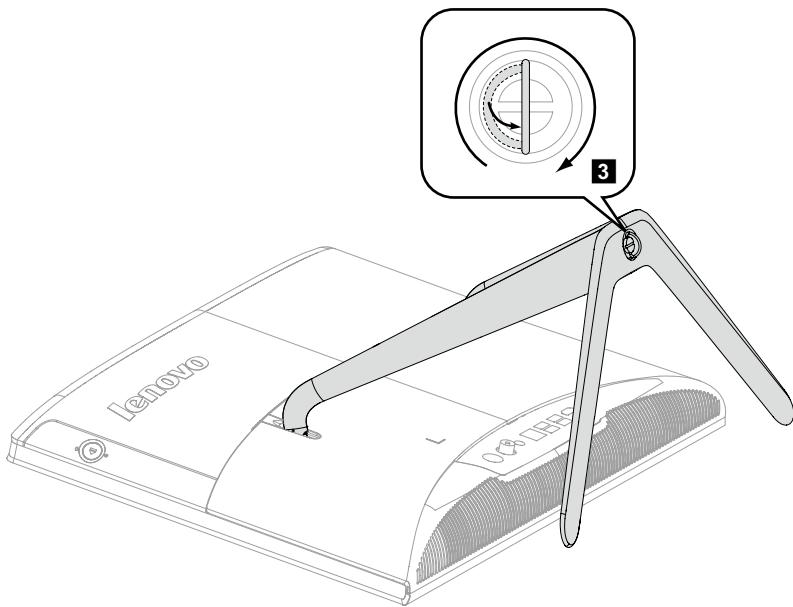 LENOVO C540 57320527 - Installing the computer stand - 2