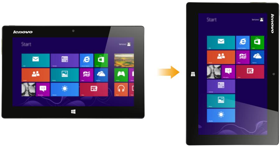 LENOVO IDEAPAD MIIX 2 11 POUCES - Screen orientation - 1