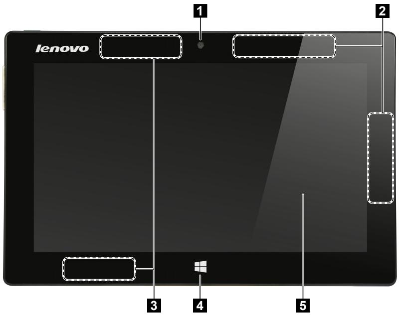 LENOVO IDEAPAD MIIX 2 11 POUCES - Top view - 1