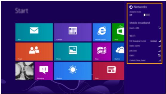 LENOVO IDEAPAD MIIX 2 11 POUCES - Connecting to a wireless LAN - 1