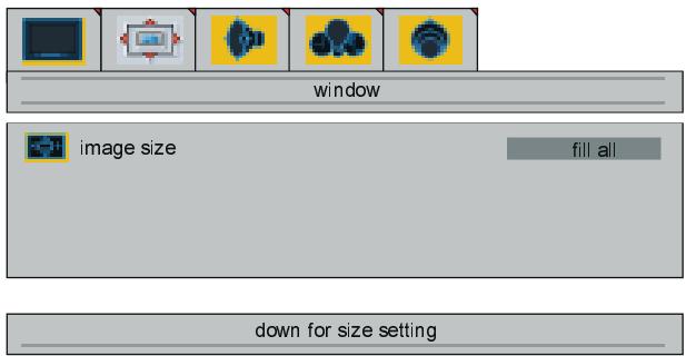 HITACHI 42PMA225EZ - window menu - 1