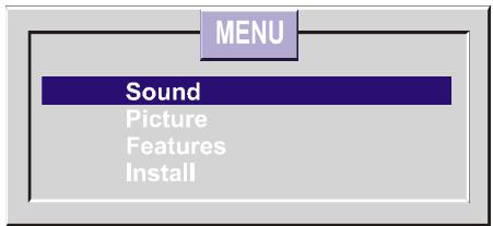 HITACHI C2125S - Information Menu - 2