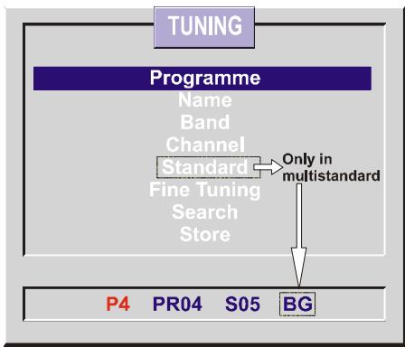HITACHI C2842S - Tuning Menu - 1