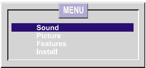 HITACHI C2842S - Information Menu - 2