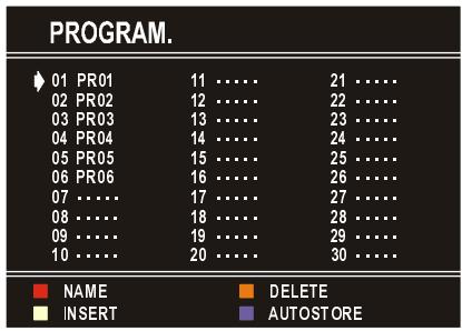 HITACHI CL1426T - Programme Menu - 2