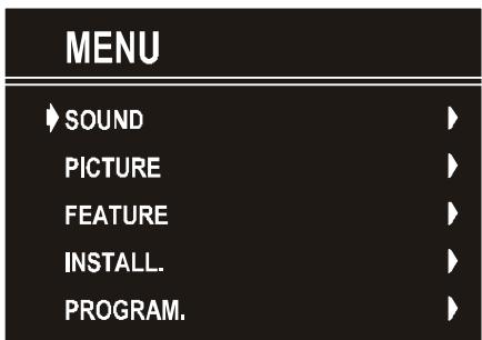 HITACHI CL1426T - Menu System - 1