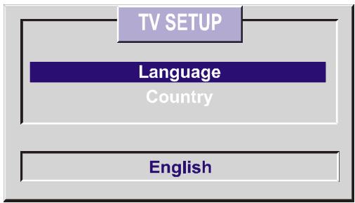 HITACHI CL2125S - TV Setup Menu - 1