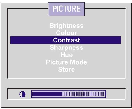 HITACHI CL2125T - Setting Contrast: - 1