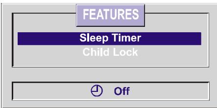 HITACHI CL2125T - Sleep Timer: - 1