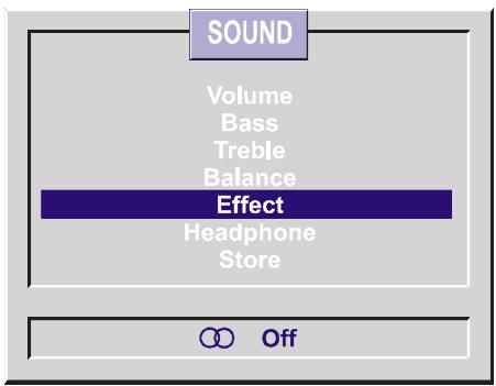 HITACHI CL2142AN - Setting Sound Effect: - 1