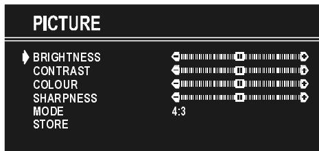 HITACHI CL2143S - Setting Brightness - 1