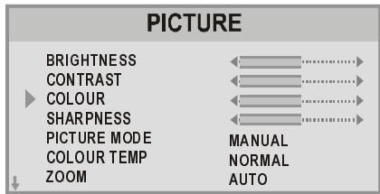 HITACHI CL28W460N - Setting Colour - 1