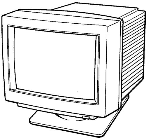 HITACHI CM1584ME - COLOUR MONITOR FARBMONITOR MONITOR EN COLOR MONITOR A COLORI MONITEUR COULEUR - 1