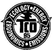HITACHI CM640ET - TCO'95 STATEMENT - 1
