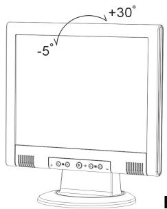 HITACHI CML154XW - Viewing Angle Adjustment - 1