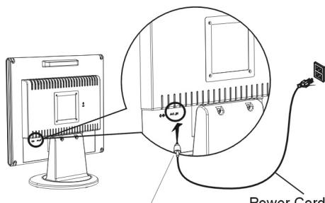 HITACHI CML154XW - Connecting the AC Power - 1