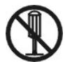 HITACHI CML154XW - [Notice example 1] Shock Caution - 1