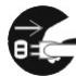 HITACHI CML158XW - Handling of the power cord - 1